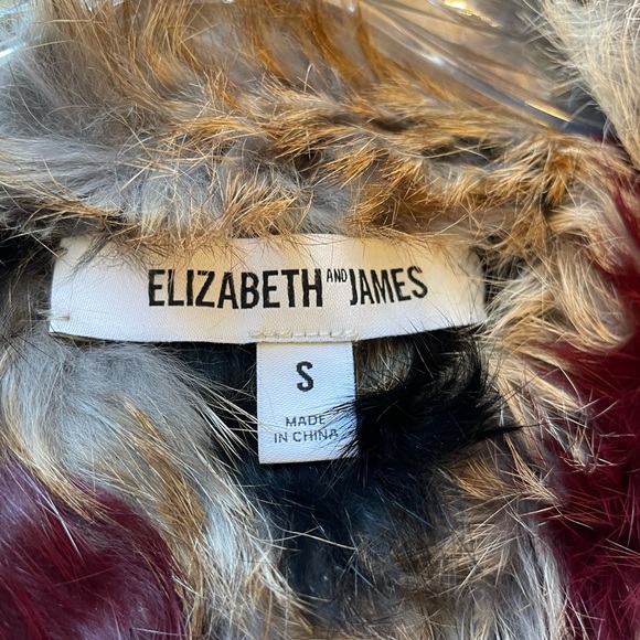 Elizabeth and James Tanya Rabbit Fur Vest - Picture 3 of 5